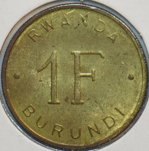 Burundi 1961 Franc Lion animal Rwanda and Burundi 297453 combine shipping