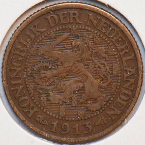 Netherlands 1913 Cent Lion animal 900567 combine shipping