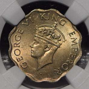 British India 1946 Anna NGC MS63 NG0899 combine shipping