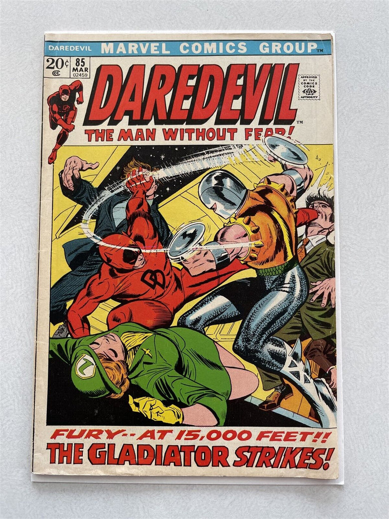 Dare Devil (The Man Without Fear) Issue#85 March 1972 "fury at 15.000 Feet! The