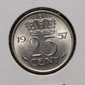 Netherlands 1957 25 Cents  900350 combine shipping