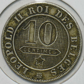Belgium 1894 10 Centimes Lion animal 151906 combine shipping