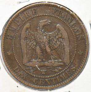 France 1856 10 Centimes Eagle animal 192505 combine shipping