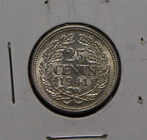 Netherlands 1941 25 Cents  291702 combine shipping