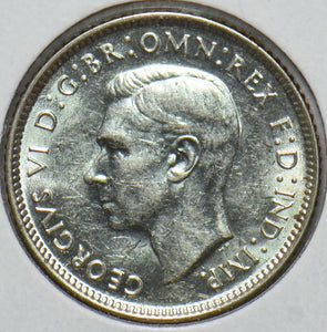 Australia 1943 6 Pence Kangaroo animal Ostrich Georgivs VI 902220 combine shippi