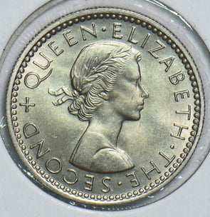 New Zealand 1965 6 Pence Huia bird 298653 combine shipping
