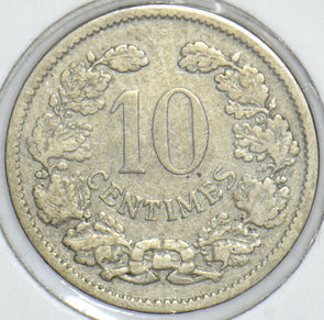 Luxembourg 1901 10 Centimes 291239 combine shipping