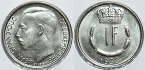 Luxembourg 1983 Franc 153874 combine shipping