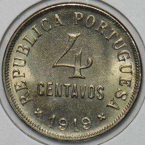 Portugal 1919 4 Centavos 491228 combine shipping