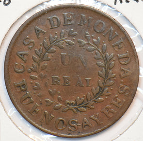 Argentina 1840 Buenos Aires Real 490863 combine shipping