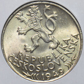 Czechoslovakia 1949 KM 29 100 Korun Lion animal 295084 combine shipping
