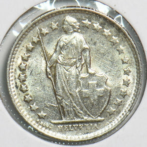 Switzerland 1950 1/2 Franc 240567 combine shipping