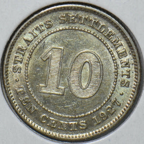 Straits Settlements 1927 10 Cents 294688 combine shipping