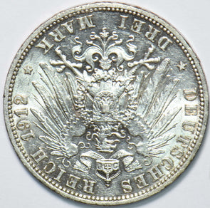 Germany 1912 3 Mark Prussia 490411 combine shipping