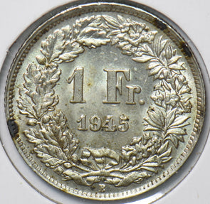 Switzerland 1945 Franc 240005 combine shipping