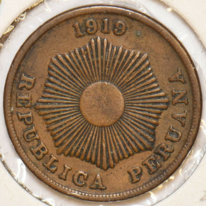 Peru 1919 2 Centavos 297687 combine shipping