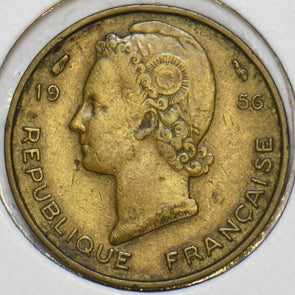 West African States 1956 5 Francs Gazelle animal France 903858 combine shipping