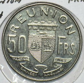 French Colonies 1964 50 Francs Reunion 152774 combine shipping