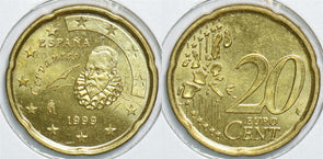 Spain 1999 20 Cents 904792 combine shipping