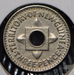 New Guinea 1944 3 Pence  290132 combine shipping