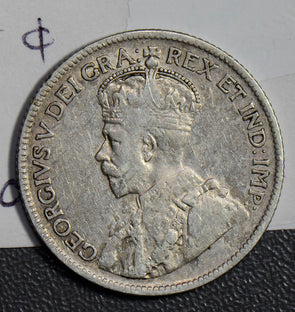 Canada 1934 25 Cents silver  CA0280 combine shipping
