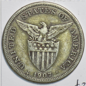 Philippines 1907 Peso 491398 combine shipping