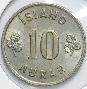 Iceland 1960 10 Aurar 192375 combine shipping