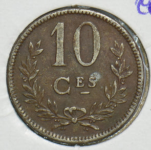 Luxembourg 1924 10 Centimes 198582 combine shipping