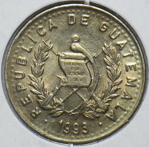 Guatemala 1993 10 Centavos (Quetzal) bird animal 193537 combine shipping