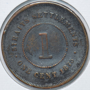 Straits Settlements 1875 Cent 193466 combine shipping