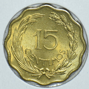 Paraguay 1953 15 Centimos Lion animal 190864 combine shipping