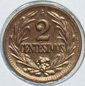 Uruguay 1943 2 Centesimos 298957 combine shipping