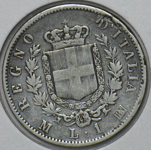Italy 1867 Lira 194748 combine shipping