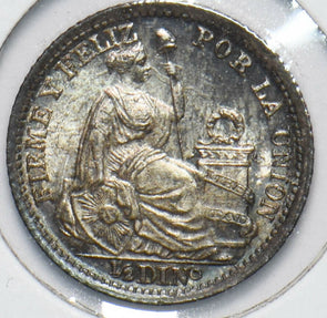 Peru 1906 1/4 Dinero Laama animal 292734 combine shipping