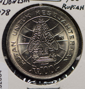 Indonesia 1978 100 Rupiah  292064 combine shipping