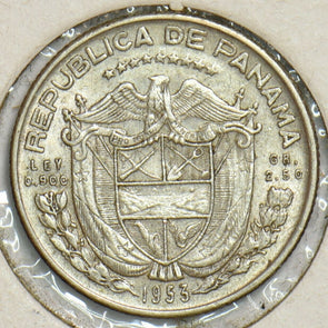 Panama 1953 1/10 Balboa 197444 combine shipping