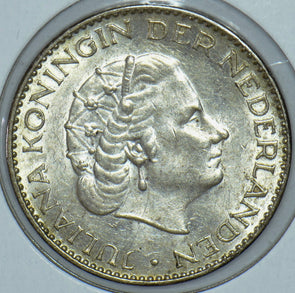 Netherlands 1955 Gulden Lion animal 150437 combine shipping