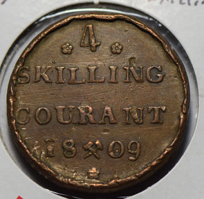 Norway 1809 4 Skilling rare N0195 combine shipping