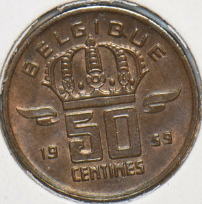Belgium 1959 50 Centimes 902816 combine shipping