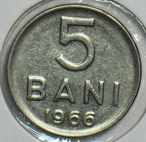 Romania 1966 5 Bani Socialist Republic 904029 combine shipping