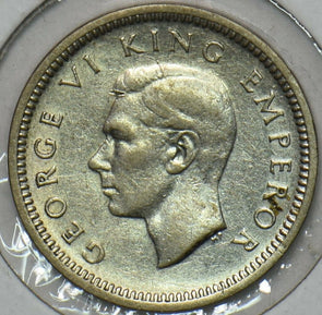 New Zealand 1939 3 Pence 903628 combine shipping