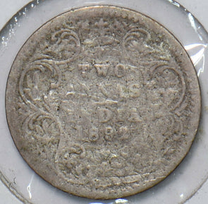 India British 1892 2 Annas 903269 combine shipping