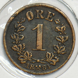 Norway 1884 Ore 153276 combine shipping