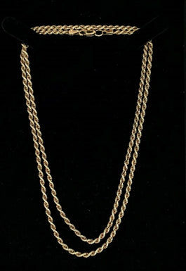 Men's 10K Gold Necklace 40.5 inch 51.9g RG0092