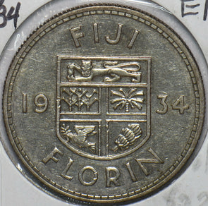 Fiji 1934 Florin 193520 combine shipping