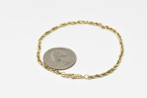 14K Gold Bracelet 4.39g 8'' RG0192