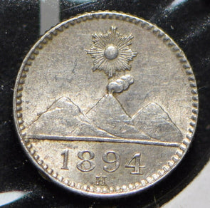 Guatemala 1894 1/4 Real  191080 combine shipping