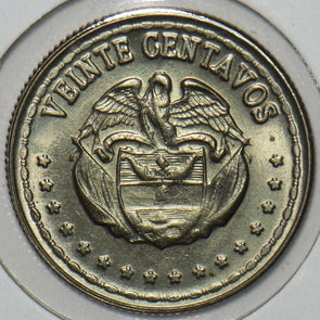 Colombia 1959 20 Centavos Eagle animal 196014 combine shipping