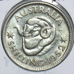 Australia 1952 Shilling Ram 198817 combine shipping