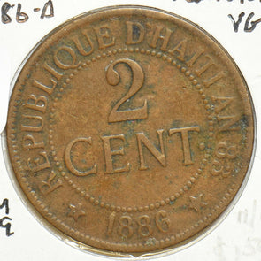 Haiti 1886 A 2 Centimes 197359 combine shipping